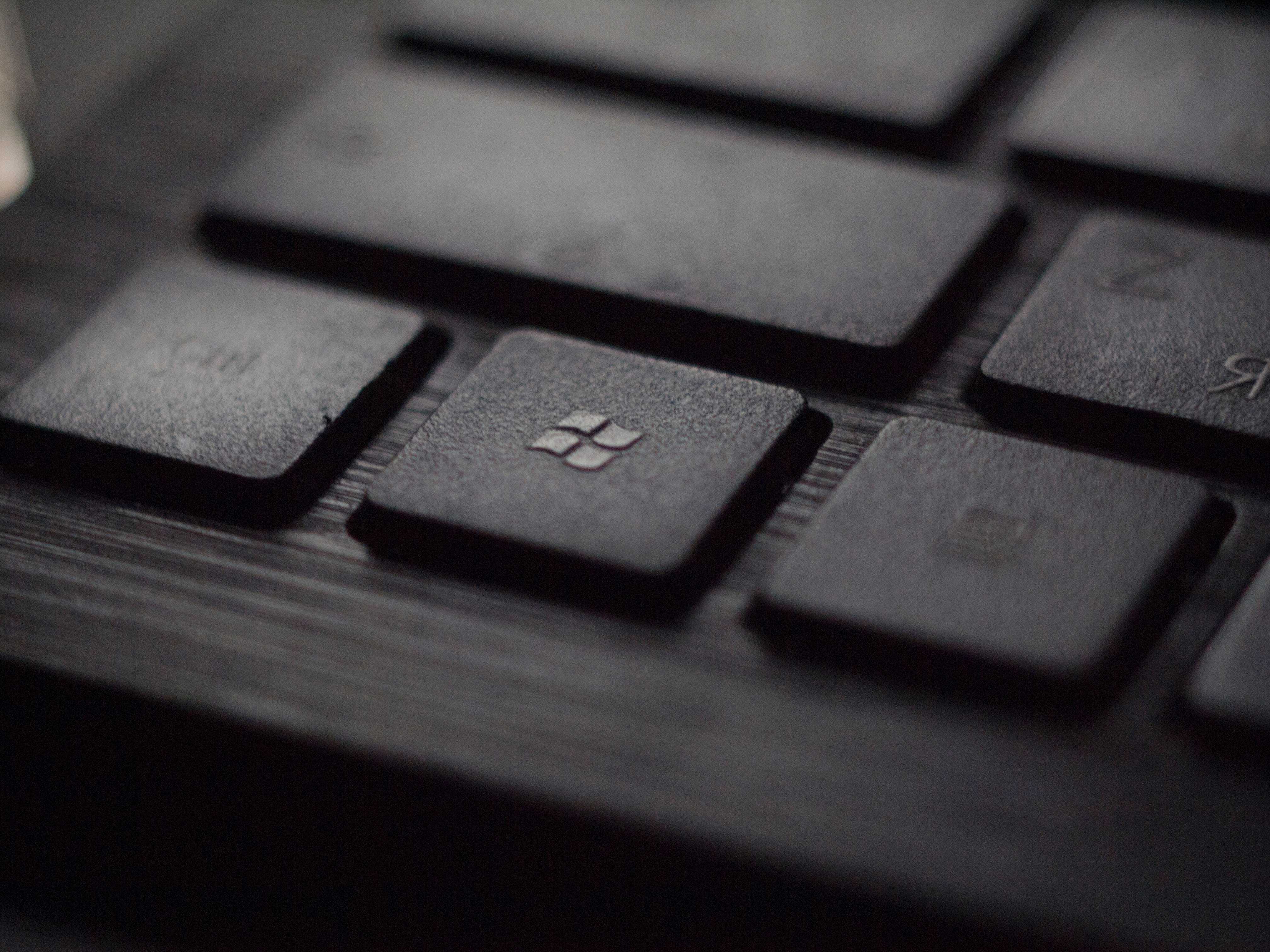 Keyboard with Windows logo