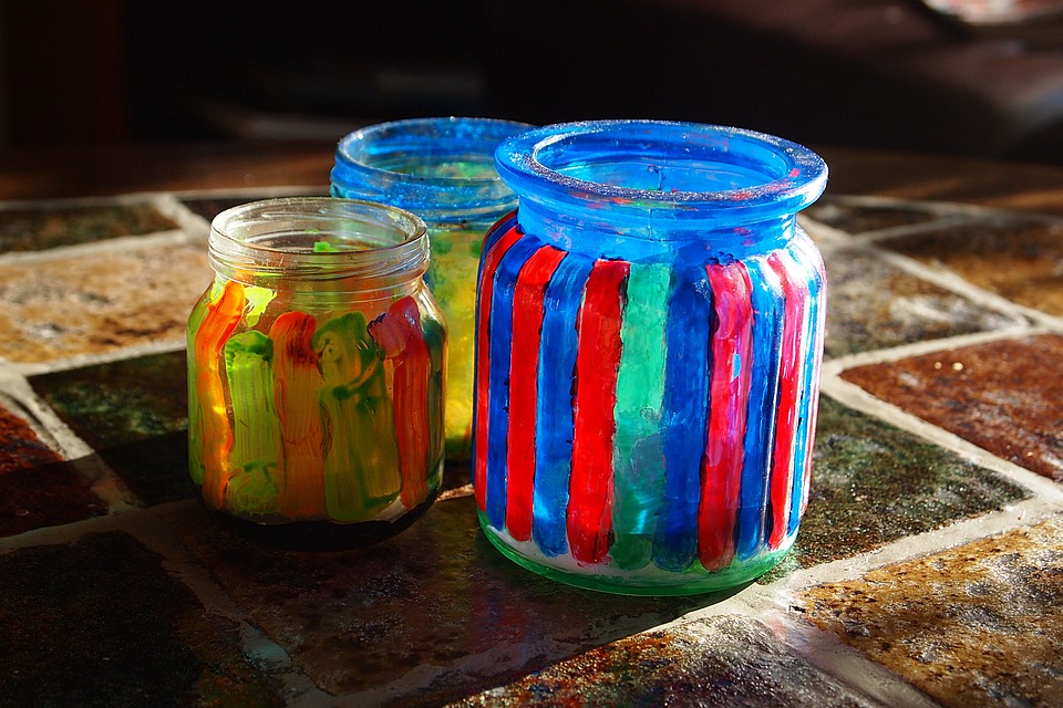 Painted Jars