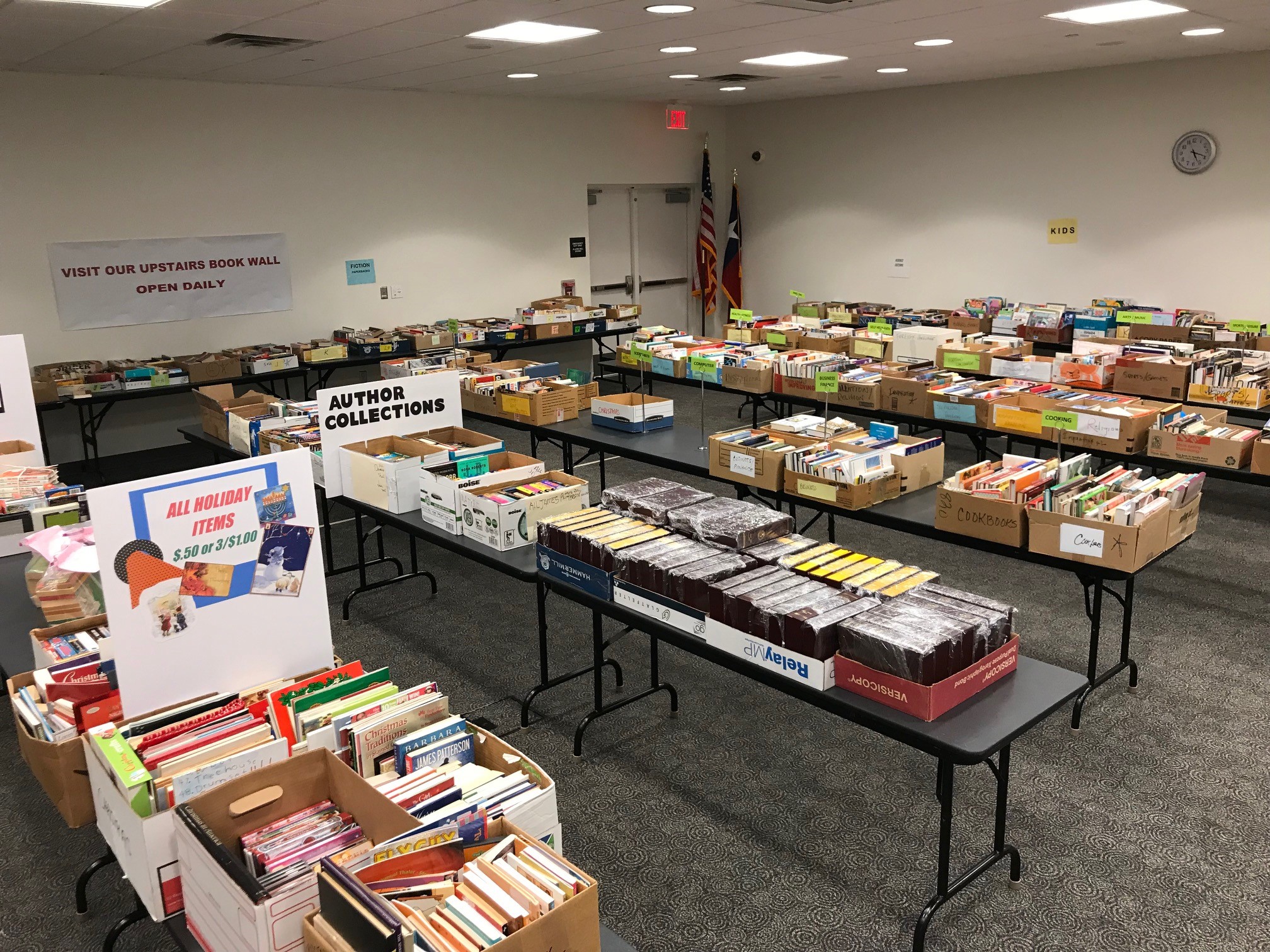 photo of past book sale
