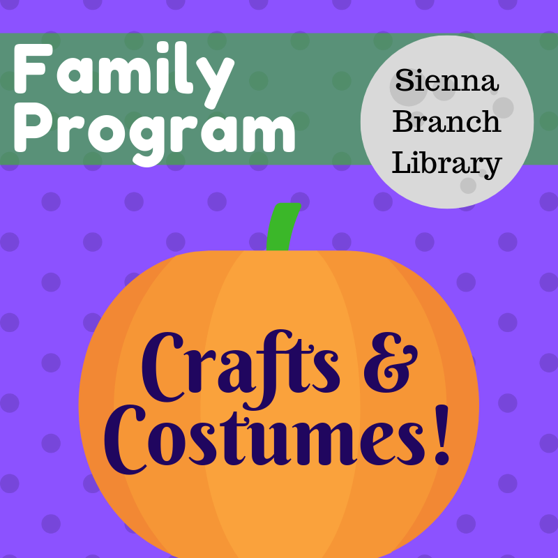 Crafts & Costumes flyer