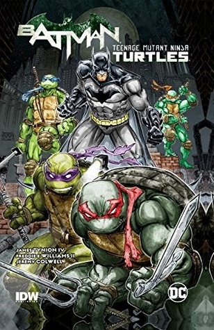 book cover for Batman/TMNT 