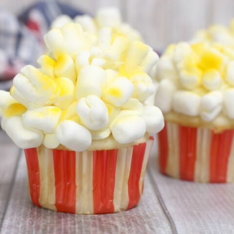 Image of popcorn cupcakes