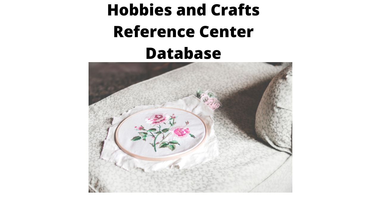 Hobbies and Crafts Database thumbnail