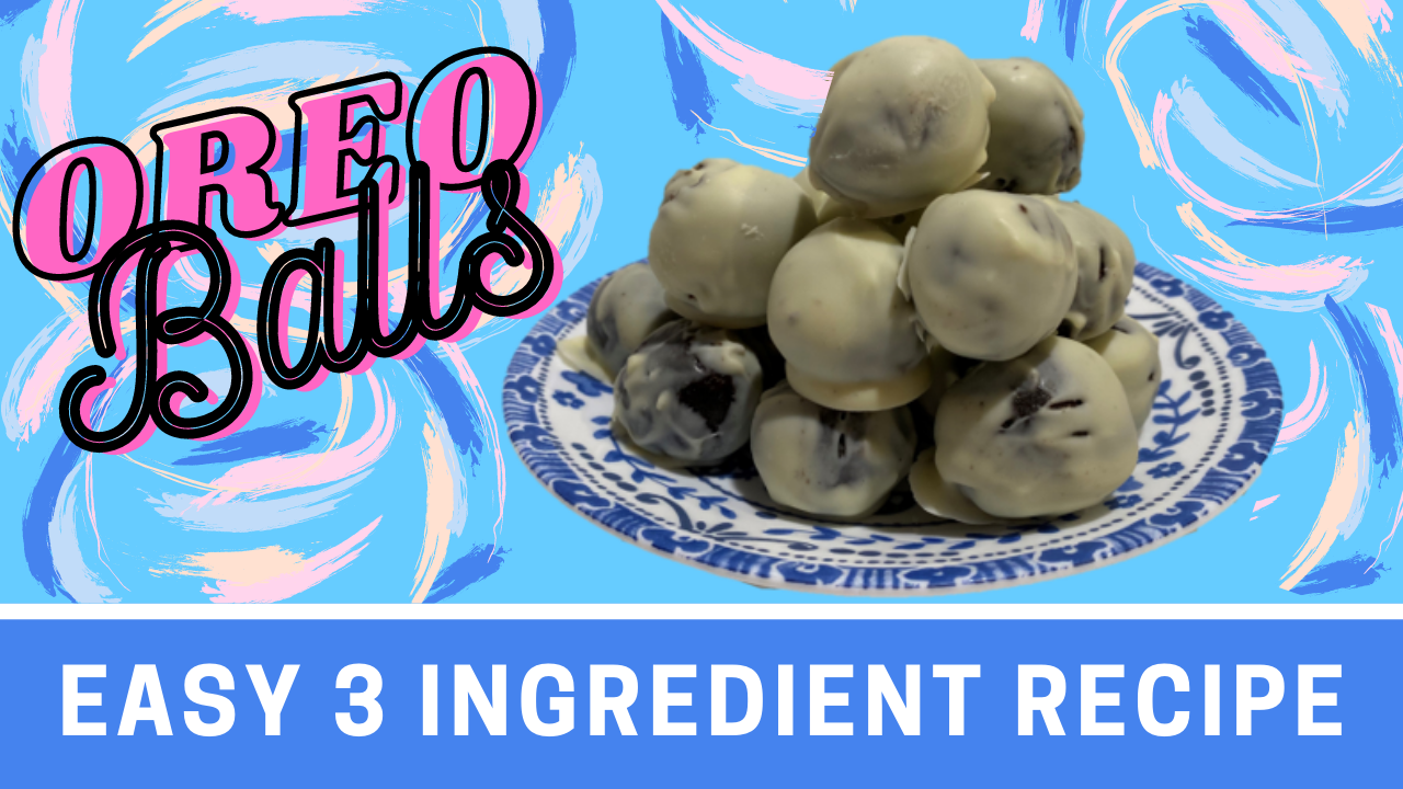 Oreo ball 3 ingredient recipe