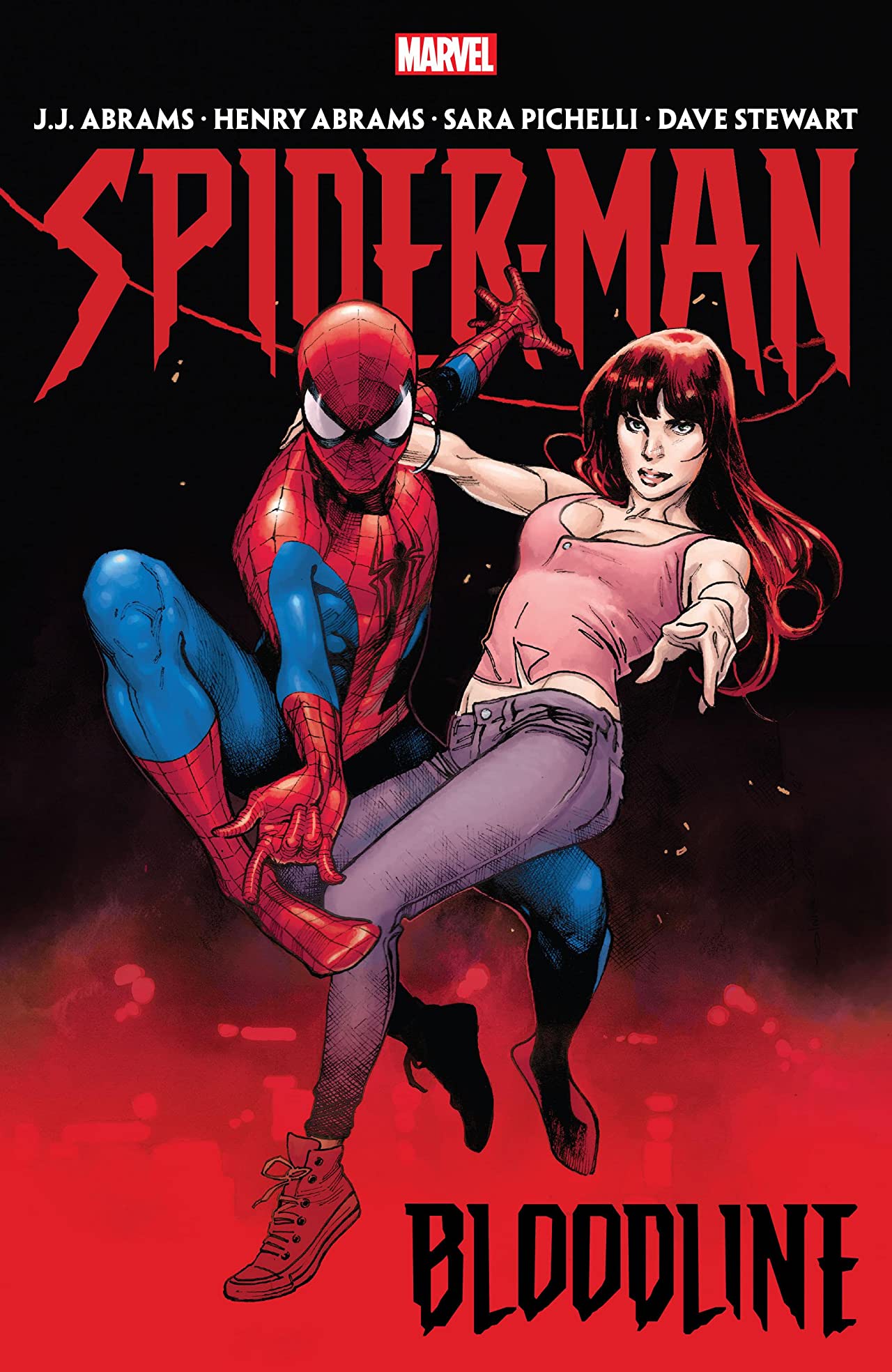 cover of Spider-Man Bloodline by JJ Abrams