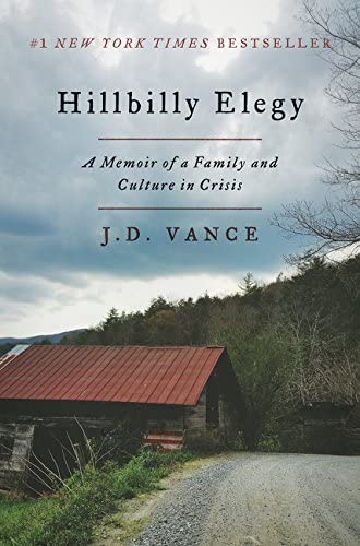Cover of Hillbilly Elegy by J.D. Vance