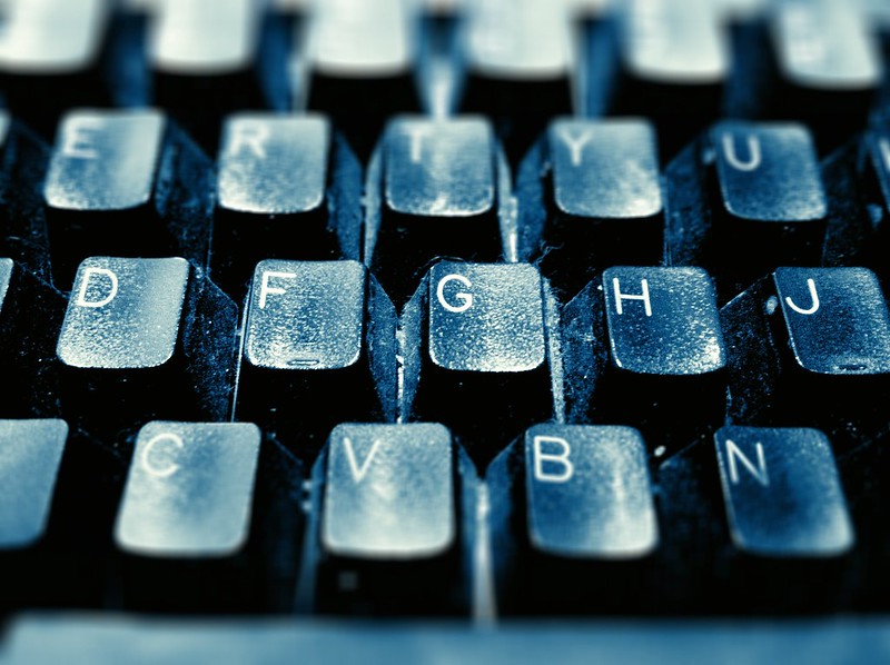 Close-up picture of a keyboard