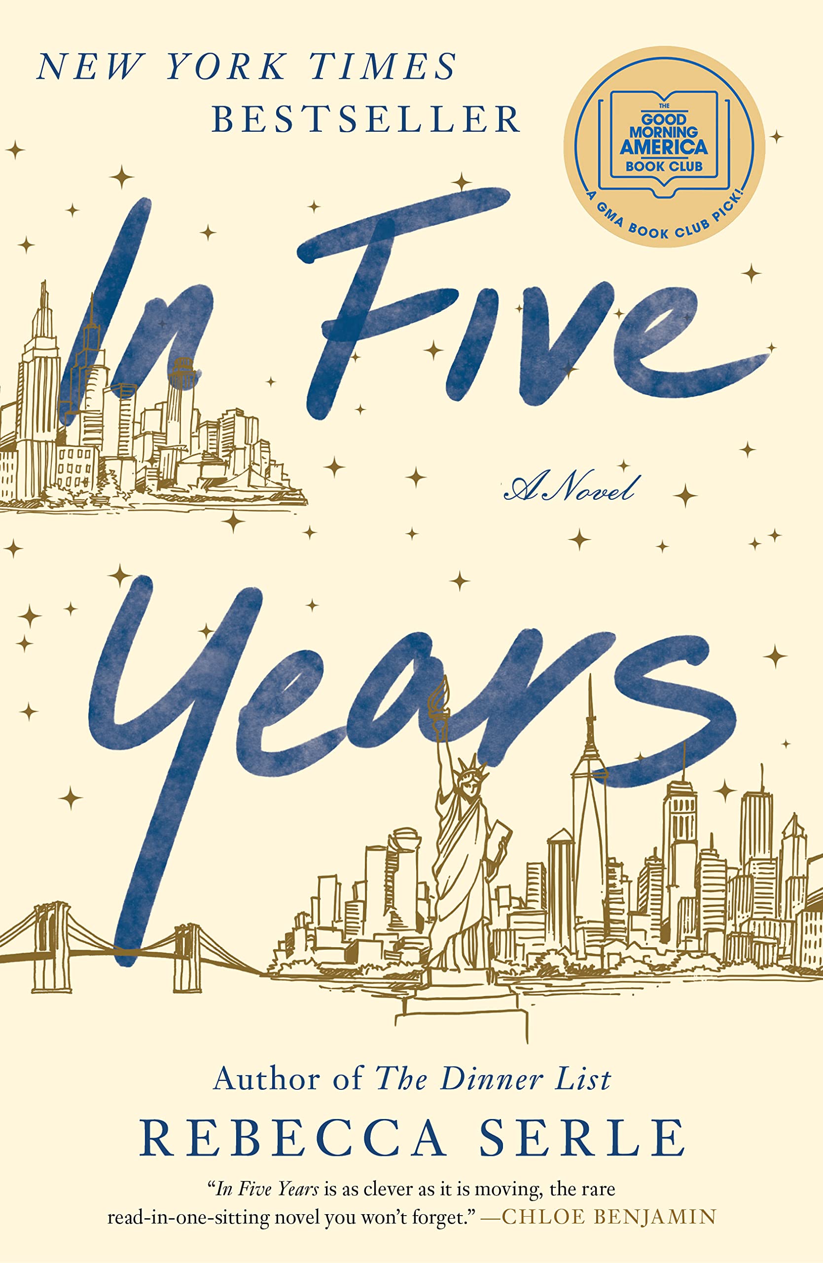 Book cover of In Five Years by Rebecca Serle