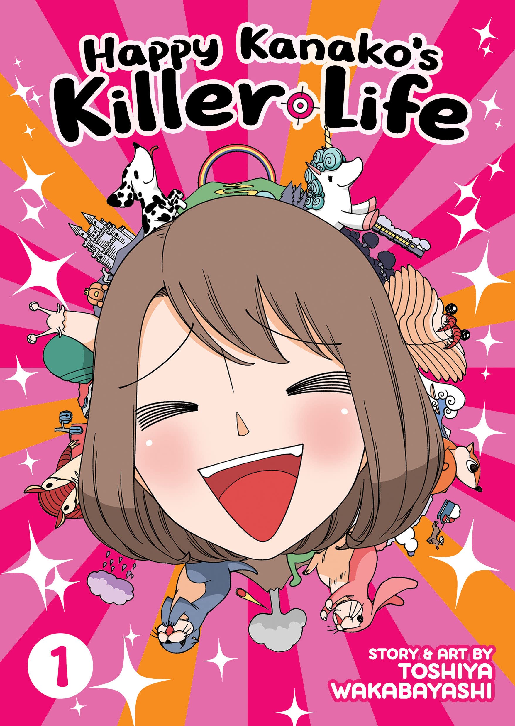 Book cover of Happy Kanako’s Killer Life Volume 1, by Toshiya Wakabayashi