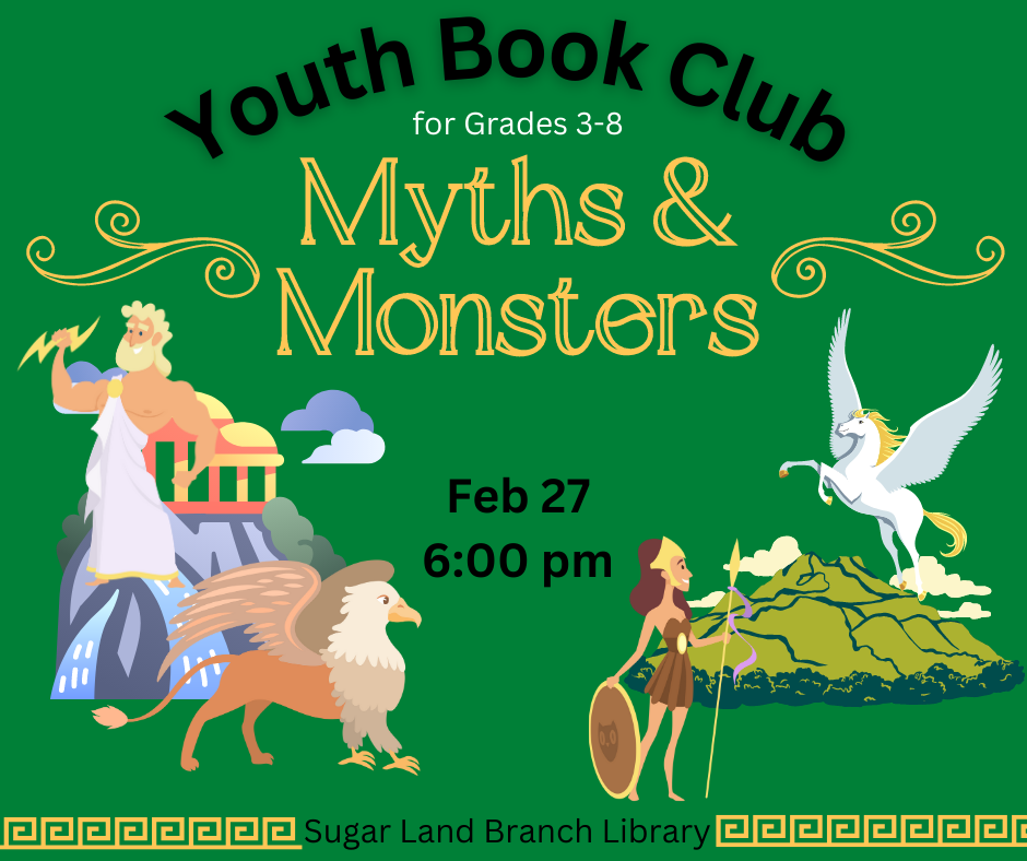Youth Book Club: Myths & Monsters