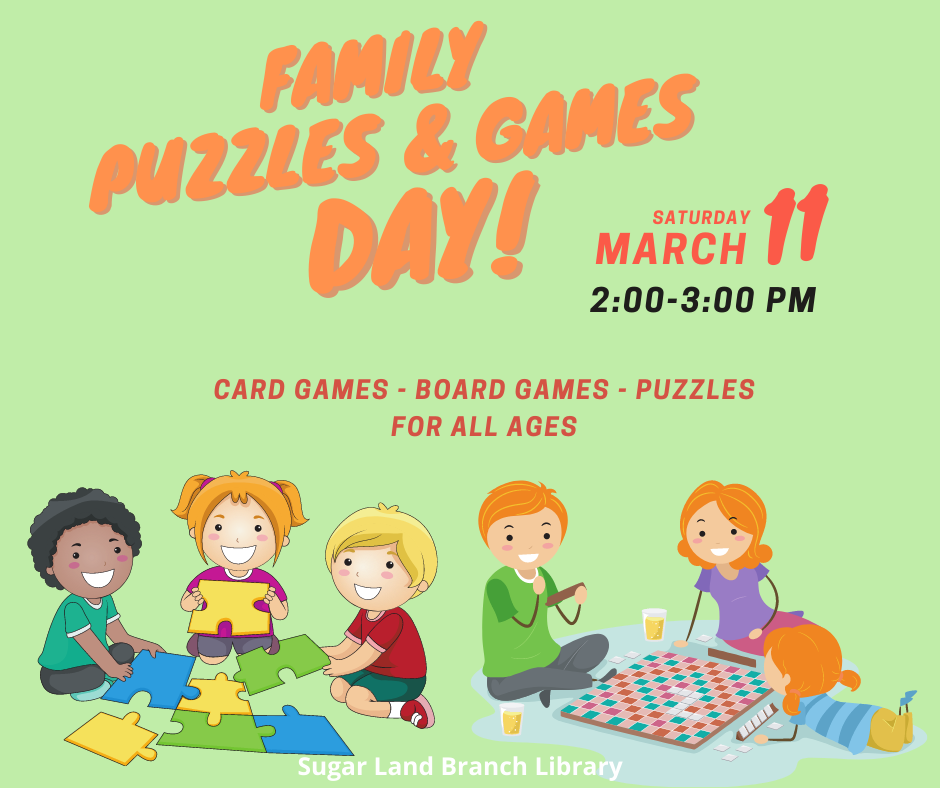 Family Puzzles & Games Day