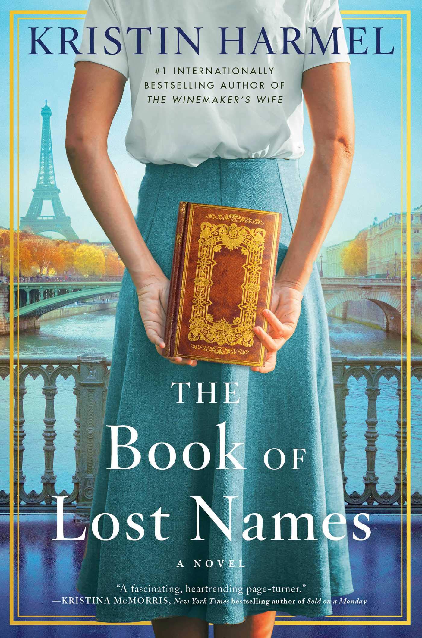 Book cover of "The Book of Lost Names," by Kristin Harmel