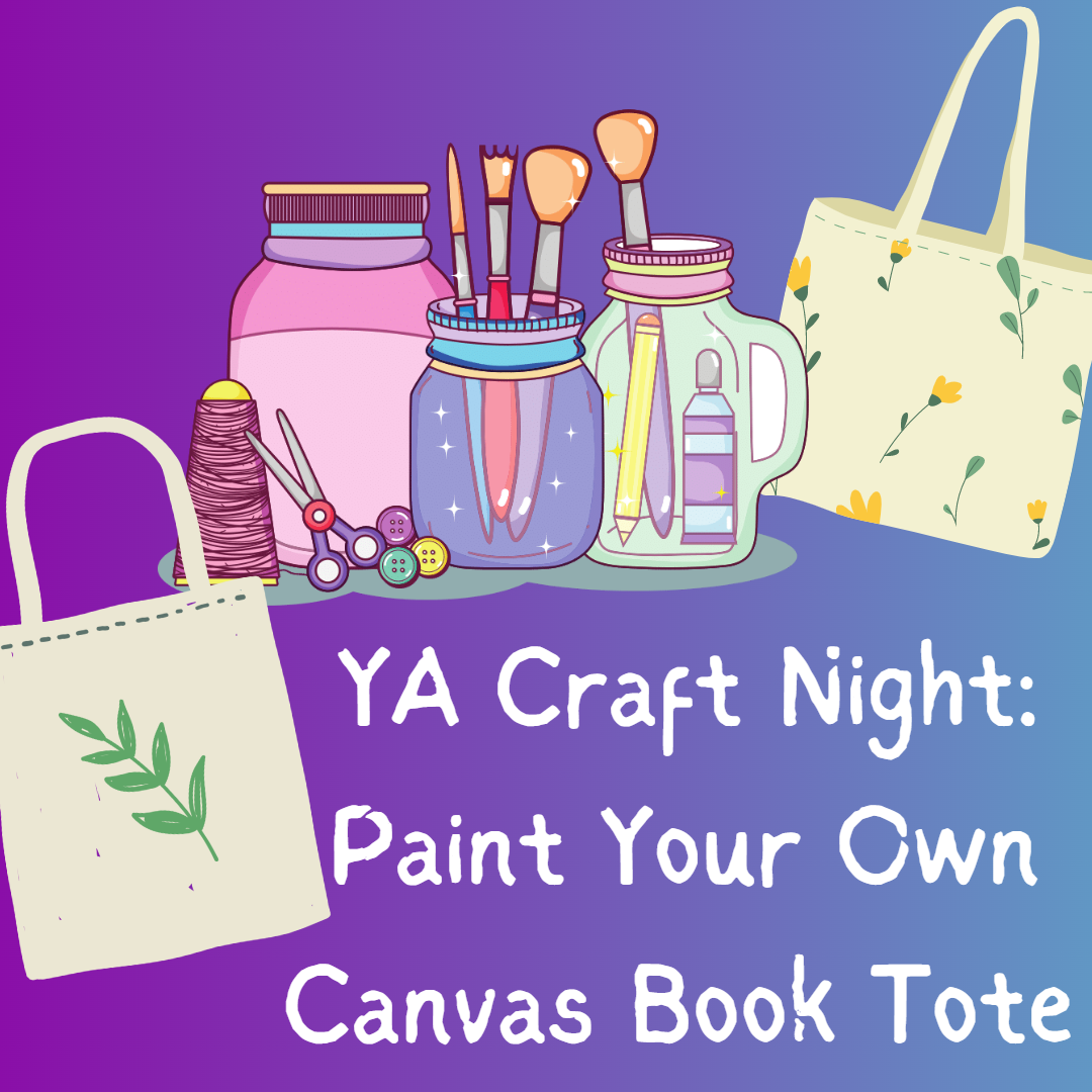 image of craft supplies with canvas totes 