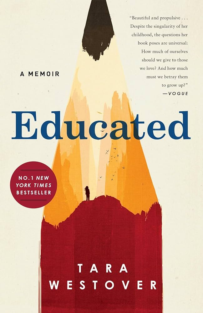 Bookcover for Educated by Tara Westover