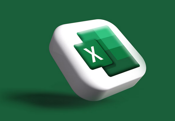 photo of a 3D render of the Microsoft Excel logo