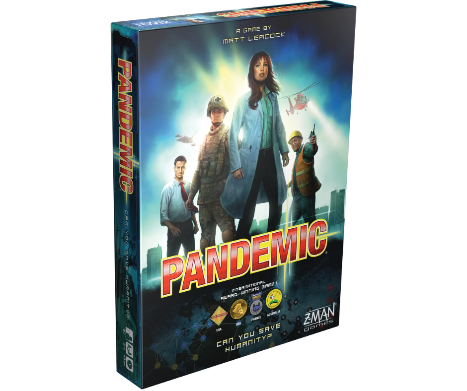Pandemic board game box