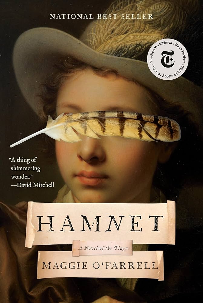 Photo of the cover of the book "Hamnet" by Maggie O'Farrell