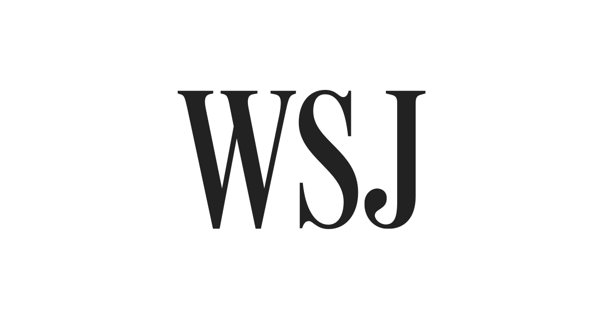 photo of the letters "WSJ" in the Wall Street Journal typeface