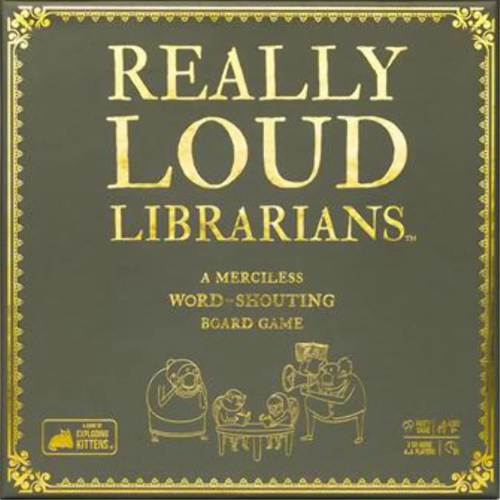 The box cover image for the game, Really Loud Librarians.
