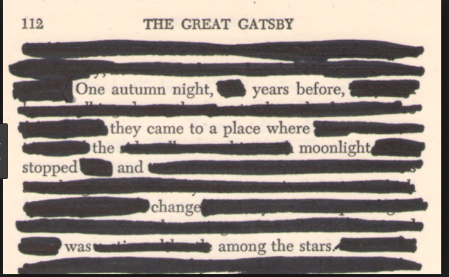 blackout poetry example thumbnail