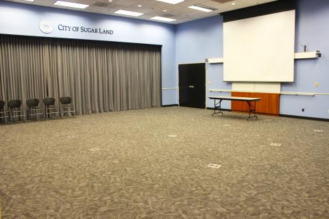 Open room setup in the Sugar Land Meeting Room