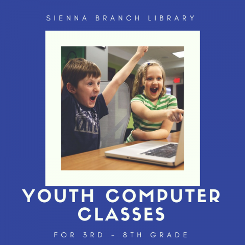 Youth computer class flyer