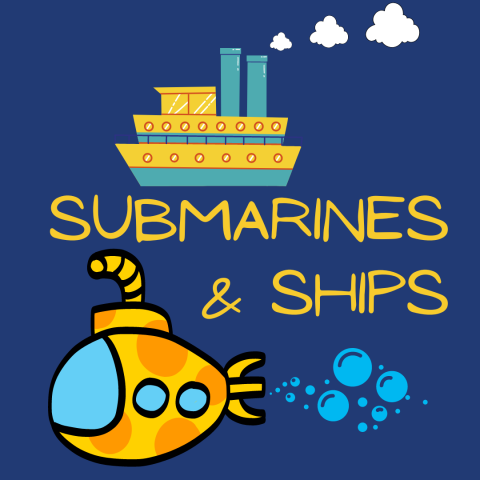 Submarine and ships themed story time
