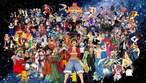 photo a various anime characters