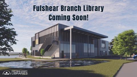 Architectural rendering of Fulshear Branch Library