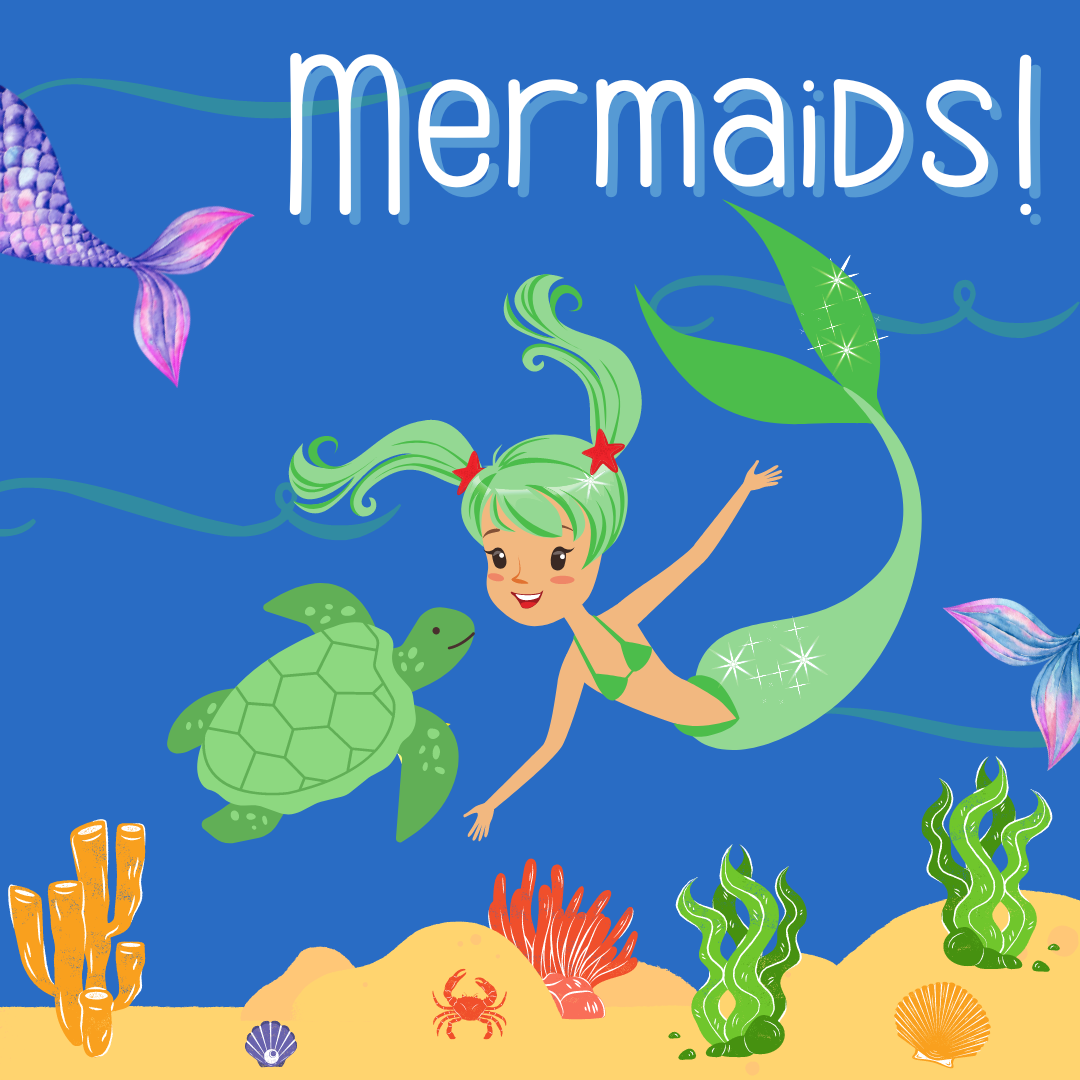mermaid themed story time