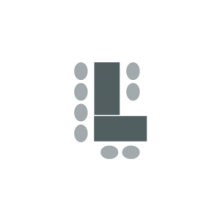 Room setup icon for "L-shaped"