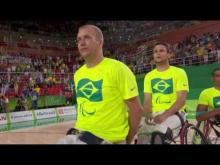 Men's Wheelchair Basketball athletes